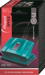 MAPED Lyukasztó, kétlyukú, 25 lap, fém, MAPED "Essentials 25", türkiz MAPED Lyukasztó, kétlyukú, 25 lap, fém, MAPED "Essentials 25", türkiz