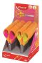   MAPED Olló, display, iskolai, 13 cm, MAPED "Soft Neon", vegyes színek
