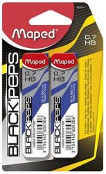 MAPED Grafitbél, 0,7 mm, HB, 2x12 szálas, MAPED "Black Peps" MAPED Grafitbél, 0,7 mm, HB, 2x12 szálas, MAPED "Black Peps"