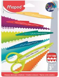 MAPED Olló, cikkcakk, MAPED "Créa Cut", 5 különböző minta MAPED Olló, cikkcakk, MAPED "Créa Cut", 5 különböző minta