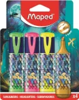   MAPED Szövegkiemelő készlet, 1-5 mm, MAPED „Dragon sárkány”, 4 különböző szín