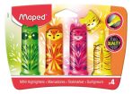  MAPED Szövegkiemelő készlet, 1-5 mm, MAPED "Fluo Peps Mini Cute", vegyes színek