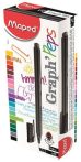 MAPED Tűfilc, 0,4 mm, MAPED "Graph'Peps", fekete MAPED Tűfilc, 0,4 mm, MAPED "Graph'Peps", fekete