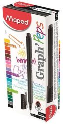 MAPED Tűfilc, 0,4 mm, MAPED "Graph'Peps", fekete MAPED Tűfilc, 0,4 mm, MAPED "Graph'Peps", fekete