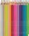 MAPED Színes ceruza készlet, háromszögletű, MAPED "Color'Peps Star", 36 különböző szín