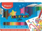 MAPED Színes ceruza készlet, háromszögletű, fém doboz, MAPED "Color'Peps Star", 48 különböző szín MAPED Színes ceruza készlet, háromszögletű, fém doboz, MAPED "Color'Peps Star", 48 különböző szín