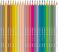 MAPED Színes ceruza készlet, háromszögletű, MAPED "Color'Peps Star", 72 különböző szín