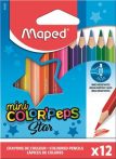 MAPED Színes ceruza készlet, háromszögletű, MAPED "Color'Peps Star Mini", 12 különböző szín MAPED Színes ceruza készlet, háromszögletű, MAPED "Color'Peps Star Mini", 12 különböző szín