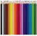 MAPED Akvarell ceruza készlet, háromszögletű, ecsettel, MAPED "Color'Peps", 24 különböző szín