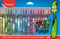   MAPED Filctoll készlet, 2,8 mm, kimosható, MAPED "Color'Peps Monster" 24 különböző szín