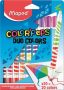   MAPED Filctoll készlet, kimosható, MAPED "Color'Peps Duo", 20 különböző szín