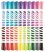MAPED Filctoll készlet, kimosható, MAPED "Color'Peps Duo", 20 különböző szín