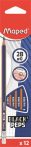 MAPED Grafitceruza radírral, 2B, háromszögletű, MAPED "Black'Peps Navy" MAPED Grafitceruza radírral, 2B, háromszögletű, MAPED "Black'Peps Navy"