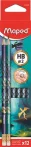   MAPED Grafitceruza radírral, HB, háromszögletű, MAPED "Dragon sárkány"