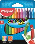 MAPED Zsírkréta, MAPED "Color'Peps Wax", 12 különböző szín MAPED Zsírkréta, MAPED "Color'Peps Wax", 12 különböző szín