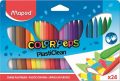   MAPED Zsírkréta, MAPED "Color'Peps" PlastiClean, 24 különböző szín