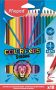   MAPED Színes ceruza készlet, háromszögletű, MAPED "Color'Peps Strong", 18 különböző szín