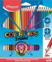   MAPED Színes ceruza készlet, háromszögletű, MAPED "Color'Peps Strong", 24 különböző szín