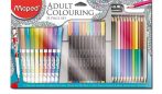 MAPED Felnőtt színezőkészlet, MAPED, 33 darabos MAPED Felnőtt színezőkészlet, MAPED, 33 darabos