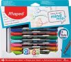   MAPED Tűfilc készlet, 0,4 mm, MAPED "Graph'Peps - How to Mind Map Box", 8 különböző szín