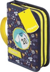 MAPED Tolltartó, töltött, klapnis, cipzáras, MAPED, foci