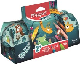 MAPED Tolltartó, cipzáras, töltött, MAPED "Jungle Fever" MAPED Tolltartó, cipzáras, töltött, MAPED "Jungle Fever"