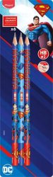 MAPED Grafitceruza, HB, háromszögletű, MAPED "Superman", 6 db