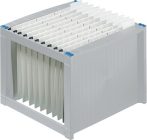 HELIT Függőmappa tároló, műanyag, HELIT, világosszürke-kék HELIT Függőmappa tároló, műanyag, HELIT, világosszürke-kék