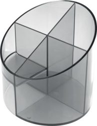 HELIT Írószertartó, 4 részes, HELIT "Economy", víztiszta HELIT Írószertartó, 4 részes, HELIT "Economy", víztiszta