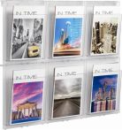 HELIT Prospektustartó, fali, A4, 6 rekeszes, HELIT "Placativ", átlátszó HELIT Prospektustartó, fali, A4, 6 rekeszes, HELIT "Placativ", átlátszó