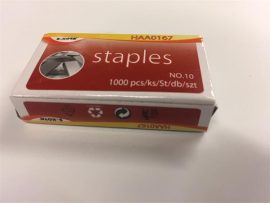 . Tűzőkapocs, No. 10 . Tűzőkapocs, No. 10