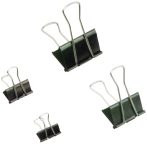 . Bindercsipesz, 51 mm, fekete . Bindercsipesz, 51 mm, fekete