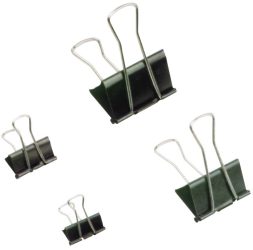 . Bindercsipesz, 51 mm, fekete . Bindercsipesz, 51 mm, fekete