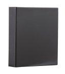   PANTA PLAST Gyűrűs könyv, panorámás, 4 gyűrű, 80 mm, A4, PVC, PANTA PLAST, fekete