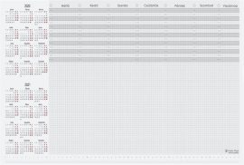 PANTA PLAST Könyökalátét, A2, heti tervezővel, PANTA PLAST