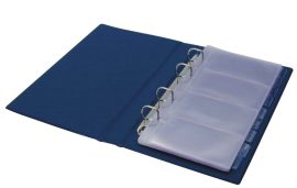 PANTA PLAST Névjegytartó, 200 db-os, gyűrűs, PANTA PLAST, fekete PANTA PLAST Névjegytartó, 200 db-os, gyűrűs, PANTA PLAST, fekete