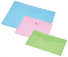 PANTA PLAST Irattartó tasak, A5, PP, patentos, 160 mikron, PANTA PLAST, pasztellzöld