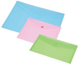 PANTA PLAST Irattartó tasak, 250x140 mm, PP, patentos, 160 mikron, PANTA PLAST, pasztellzöld PANTA PLAST Irattartó tasak, 250x140 mm, PP, patentos, 160 mikron, PANTA PLAST, pasztellzöld