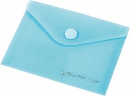 PANTA PLAST Irattartó tasak, A6, PP, patentos, 160 mikron, PANTA PLAST, pasztellkék PANTA PLAST Irattartó tasak, A6, PP, patentos, 160 mikron, PANTA PLAST, pasztellkék