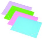   PANTA PLAST Gumis mappa, 15 mm, PP, A4, PANTA PLAST, pasztell rózsaszín