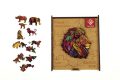   PANTA PLAST Puzzle, fa, A4, 90 darabos, PANTA PLAST "Mosaic Lion"