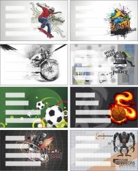 PANTA PLAST Füzetcímke, 24 db, PANTA PLAST, "Boys" PANTA PLAST Füzetcímke, 24 db, PANTA PLAST, "Boys"