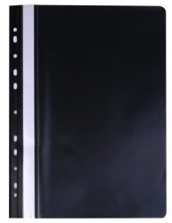 VICTORIA OFFICE Gyorsfűző, lefűzhető, PP, A4, VICTORIA OFFICE, fekete