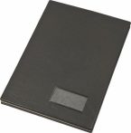   VICTORIA OFFICE Aláírókönyv, A4, 20 részes, karton, műbőr hatású borító, VICTORIA OFFICE, fekete