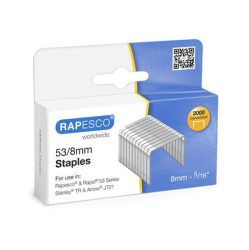 RAPESCO Tűzőkapocs, 53/8, horganyzott, RAPESCO RAPESCO Tűzőkapocs, 53/8, horganyzott, RAPESCO