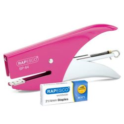 RAPESCO Tűzőgép, kézi, 21/4, 12 lap, RAPESCO "SP-64", rózsaszín RAPESCO Tűzőgép, kézi, 21/4, 12 lap, RAPESCO "SP-64", rózsaszín