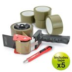 RAPESCO Csomagzáró gép, RAPESCO "Germ-Savvy® 960", 5 db barna csomagolószalaggal, 1 db késsel RAPESCO Csomagzáró gép, RAPESCO "Germ-Savvy® 960", 5 db barna csomagolószalaggal, 1 db késsel