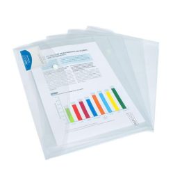 RAPESCO Irattartó tasak, A4+, patentos, RAPESCO "Eco", áttetsző RAPESCO Irattartó tasak, A4+, patentos, RAPESCO "Eco", áttetsző