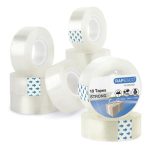 RAPESCO Ragasztószalag, 19 mm x 33 m, RAPESCO, 10 db, áttetsző RAPESCO Ragasztószalag, 19 mm x 33 m, RAPESCO, 10 db, áttetsző