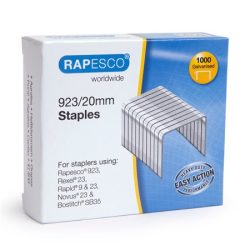 RAPESCO Tűzőkapocs, 23/20, horganyzott, RAPESCO RAPESCO Tűzőkapocs, 23/20, horganyzott, RAPESCO